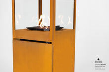 Cargar imagen en el visor de la galería, Estufa Gas Exterior Sunwood Marino Acero Corten - Estufas de exterior online